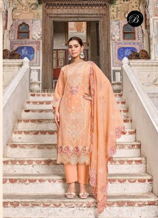 Belliza khwaish vol 2 lakhnavi dress material wholesale in mumbai